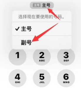 合川苹果14维修店分享iPhone 14 Pro Max使用副卡打电话的方法 