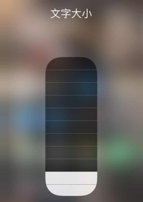 合川苹果手机维修分享小技巧：在 iPhone 控制中心快速调节字体大小 